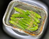 氣炸鍋_烤秋葵的食譜步驟2照片