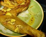 Hình bước làm 1 của món Đùi gà góc tư nướng bơ sả