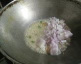 A picture of step 3 of Dal palak.