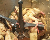 Foto del paso 4 de la receta: Alcachofas congeladas con jamón en Monsieur Cuisine