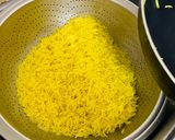 A picture of step 3 of Halal Guys Chicken & Rice Platter ❤️.