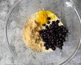 A picture of step 1 of Morning blueberry muffins.