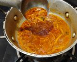 A picture of step 3 of Kathiyawadi Sev Tomato Sabji.