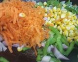 காய்கறி ஆம்லெட் (Vegetable omelette recipe in tamil) ரெசிபி ஸ்டேப் 2 புகைப்படம்