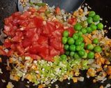 A picture of step 5 of Vegetable Rava Upma.