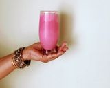 A picture of step 3 of Sweet Lassi.