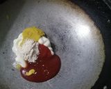 A picture of step 3 of Creamy cheese pasta in sauces.