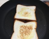 簡單的吐司漢堡的食譜步驟3照片