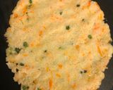 A picture of step 3 of Akki Roti.