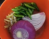 Gambar langkah 3 resipi Cekodok nasi.