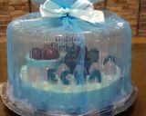 Foto langkah ke 6 dari resep Puding Biru Lembut.