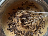 Banana-chocolate protein muffins