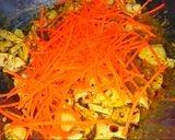 A picture of step 3 of Creamy Fajita pasta.