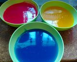 Foto langkah ke 1 dari resep Es jelly pelangi 🌈.