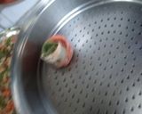A picture of step 10 of Tiranga Rose Momos.
