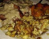 A picture of step 6 of The Best Biscuits, Gravy, Sausage and Bell Peppers EVER! 🙂.