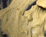 A picture of step 3 of Palak khandvi.