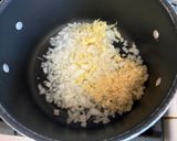 A picture of step 1 of Lugaw (Filipino Rice Porridge).