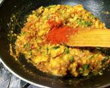 A picture of step 4 of Tamatar dhaniya wala masoor dal tarka.