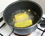 A picture of step 5 of Batter Fried Stuffed Bitter Gourd.