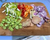 Foto langkah ke 2 dari resep Terong oseng pete 🌶️.