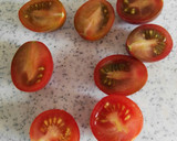 Foto del paso 4 de la receta: Bimi con cherrys y rebozuelos al ajo negro