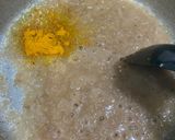 A picture of step 8 of Sohanjana and chicken in coconut green curry.