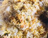 A picture of step 5 of Biryani.