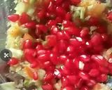A picture of step 2 of Masala papad.