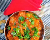 A picture of step 5 of Kadai Paneer.