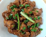 A picture of step 7 of Chilli Chicken with Sauces.