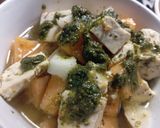 Foto del paso 3 de la receta: Ensalada vegana fresca de pepinos melón y tofu
