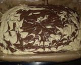 A picture of step 8 of Rectangular zebra cake#4 wks challenge.