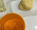 Hình bước làm 3 của món Xôi Đậu Xanh ăn kèm gà nướng, sườn nướng
