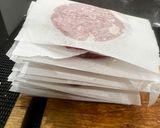 A picture of step 2 of Worlds Best Beef buger in a Bun - This is a mix of 5 Guys / BK / and BM - try it - Healty option!.