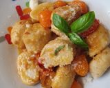 A picture of step 5 of Gnocchi, when you are nostalgic for Italian summer nights.