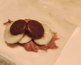 Foto del paso 4 de la receta: Dulce de plátano con masa filo🍌🥜🍫