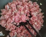 Hình bước làm 2 của món Thịt bằm xào sả ớt