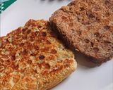 Foto del paso 6 de la receta: Hot cakes de Bananas, con harina de coco muy esponjosas, opcional con cacao amargo u avena y miel
