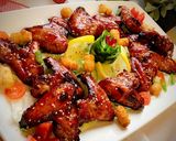 صورة لخطوة 6 من وصفة جوانح الدجاج بالعسل والسمسم ، خطوات بالصور 🍗🍯