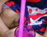 Foto langkah ke 4 dari resep Juice naga merah strawberry 🍹🐉🍓.