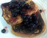 French Toast with blueberries compote recipe step 3 photo