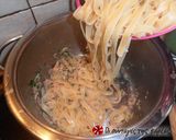 Φωτογραφία βήματος 7 της συνταγής Spaghetti με καπνιστό τόνο και λεμόνι
