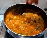 A picture of step 7 of Pav bhaji fondue.
