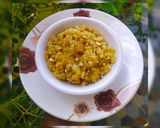 A picture of step 2 of Badam Halwa.