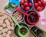 Foto del paso 1 de la receta: Ensalada 🥗 inspirada en Caprese 🇮🇹 en ensaladera comestible