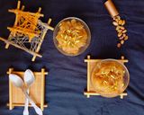 A picture of step 22 of Atte ka halwa.