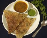 A picture of step 4 of Rava dosa.