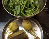 Spinach knool khol and raw banana veggie kabab recipe step 1 photo