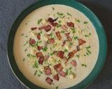 Selymes, ropogós baconös sajtkrémleves Fibriya keto GM recept fázis 2 fotója